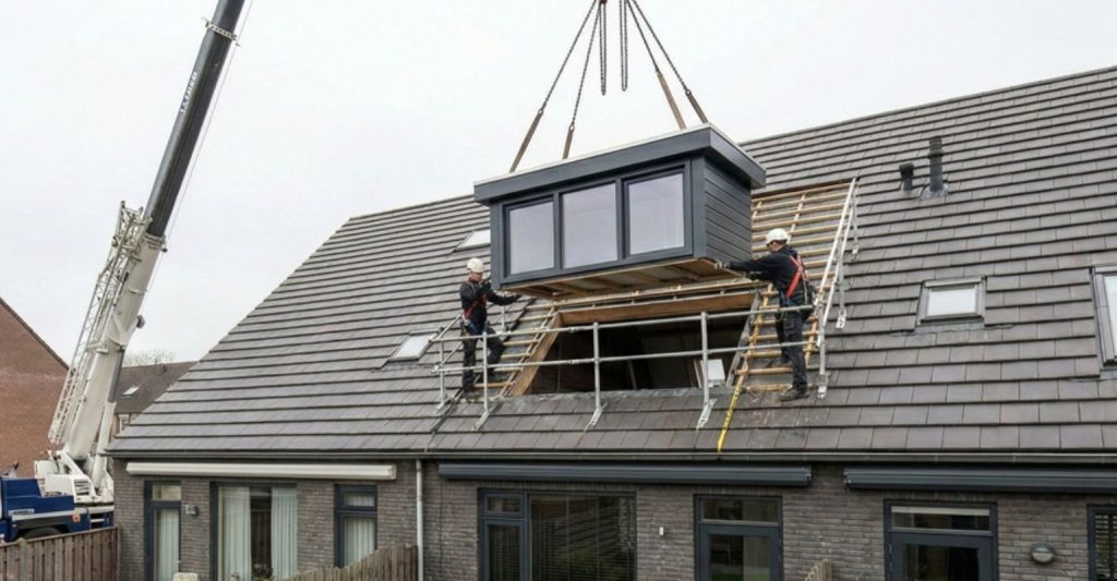 Dakkapel in Alphen aan den Rijn - Prefab dakkapel